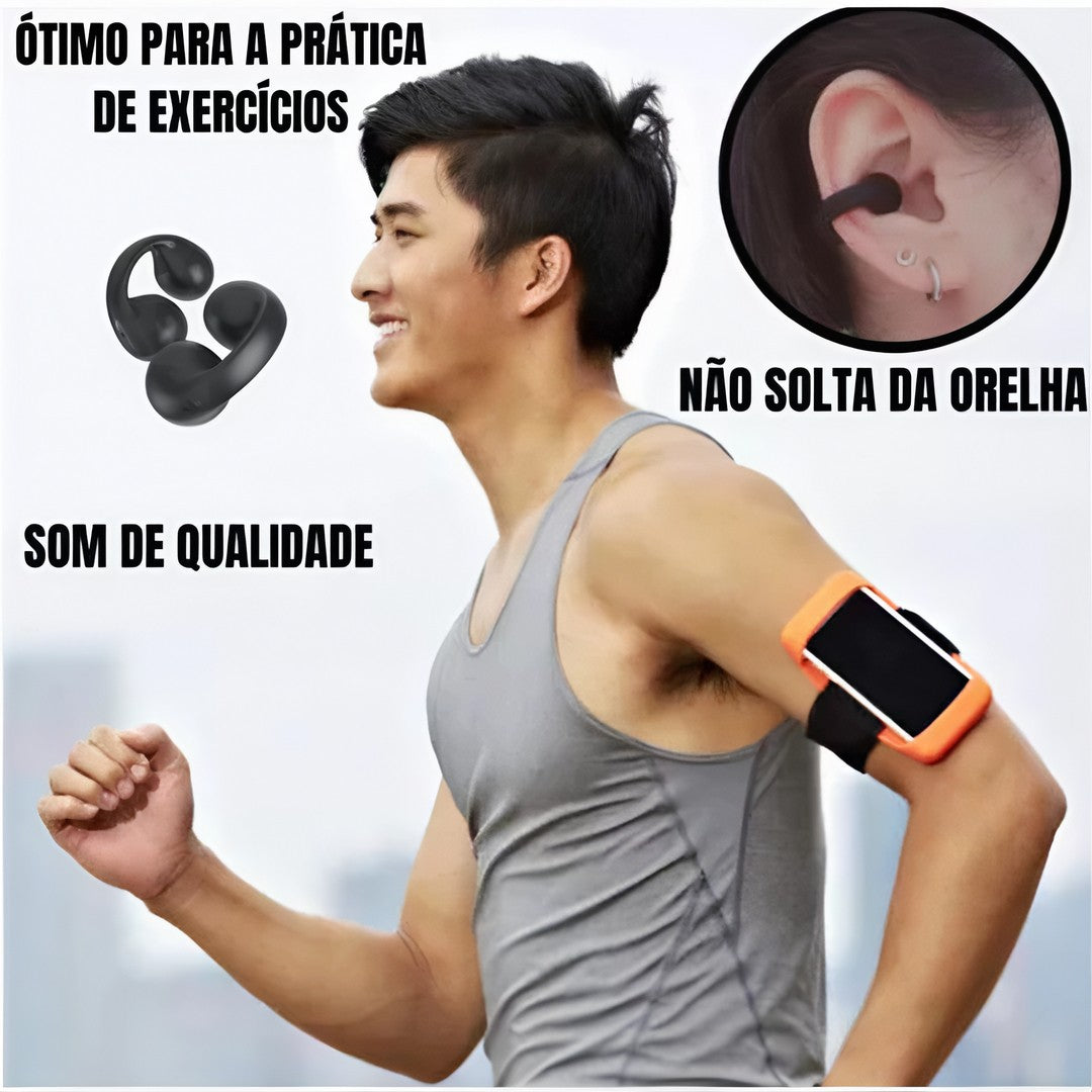 Kit 2 BoneWave™ – Fone Bluetooth de Condução Óssea Sem Fio