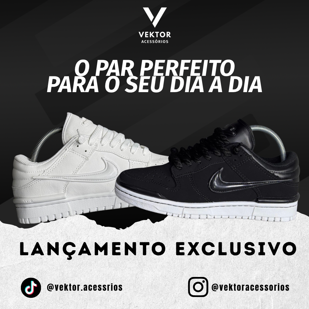 Pré Black Friday - Dunk Twist - Compre 1 e Leve 2 | 50% OFF + Frete Grátis
