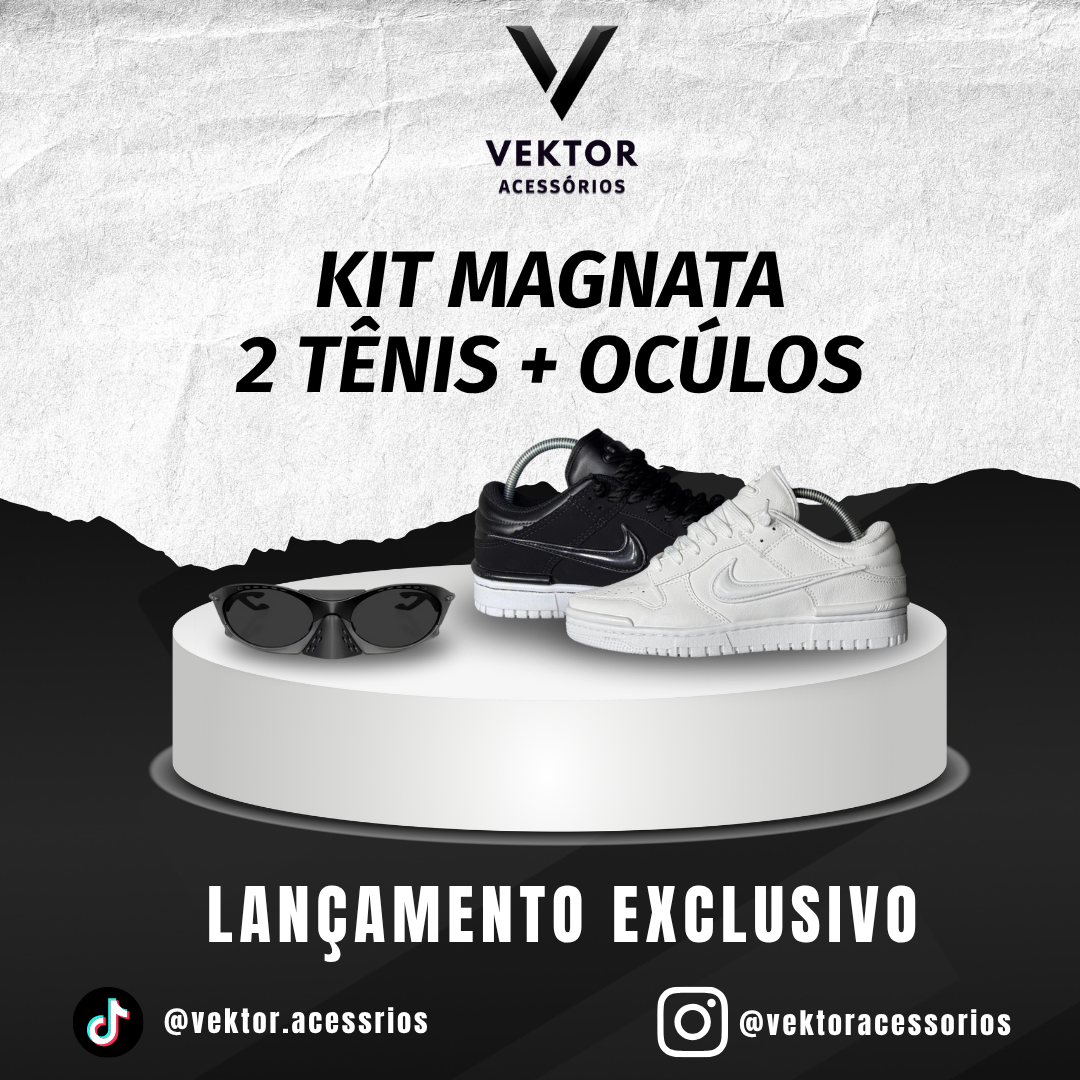Pré Black Friday || Kit Magnata - Dunk Twist + Oakley Plantaris || 50% OFF + Frete Grátis