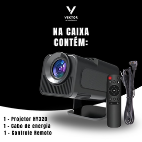 Pré Black Friday - Projetor Portátil HY320 | 50%off + Envio Grátis