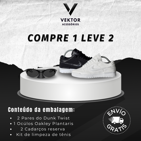 Pré Black Friday || Kit Magnata - Dunk Twist + Oakley Plantaris || 50% OFF + Frete Grátis