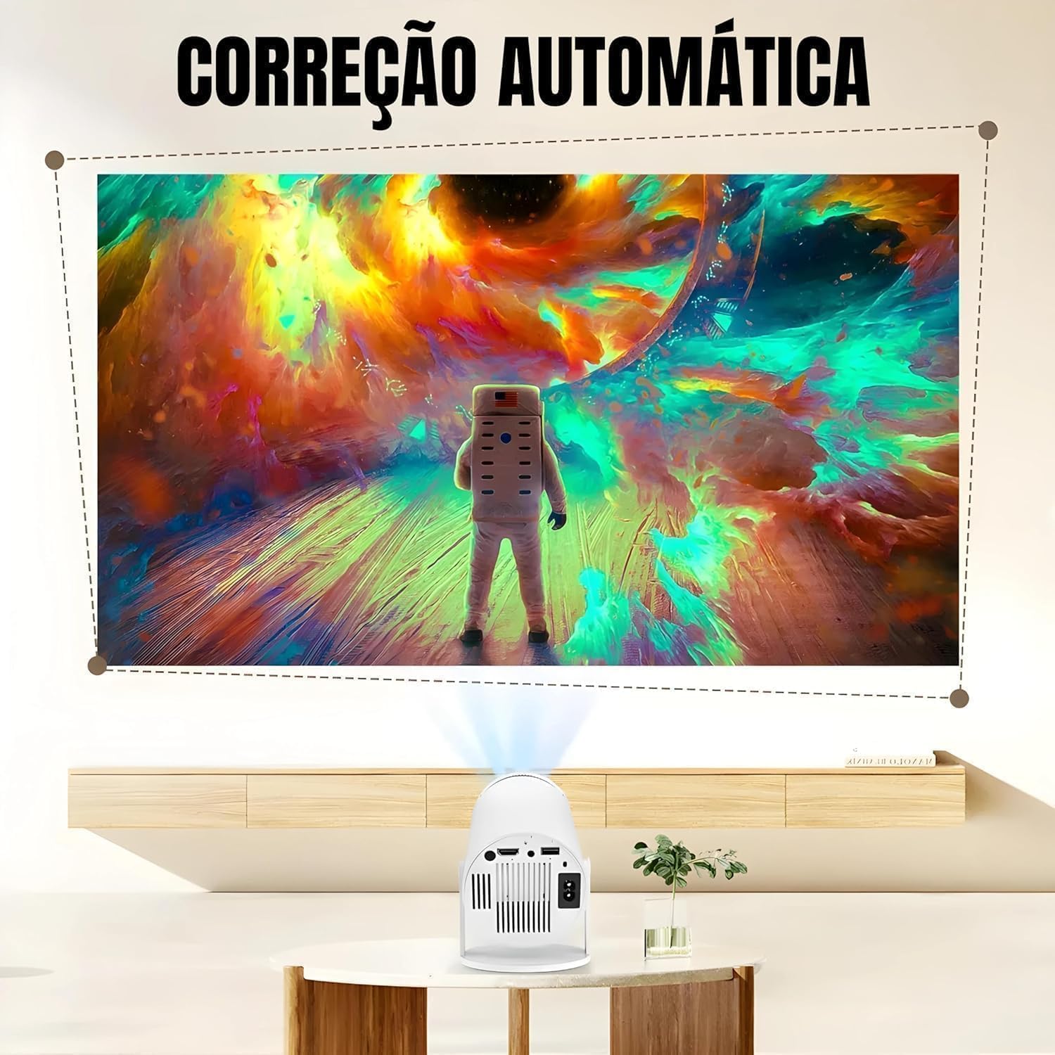 Pré Black Friday - Projetor Portátil HY300 | 50% OFF + Envio Grátis