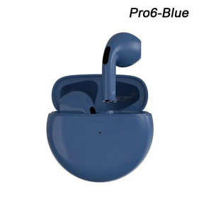 Air Pro 6 TWS Fones De Ouvido Sem Fio Bluetooth, Fones De Ouvido Originais, Mini Fones De Ouvido, Fones De Ouvido para Xiaomi, Android, Apple, iPhone