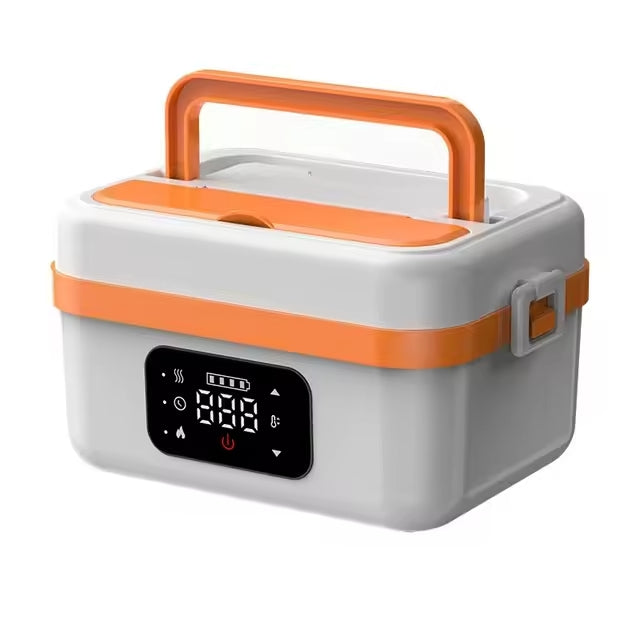 OFERTA DE SETEMBRO - Marmita Térmica Elétrica Inox Portátil Bivolt