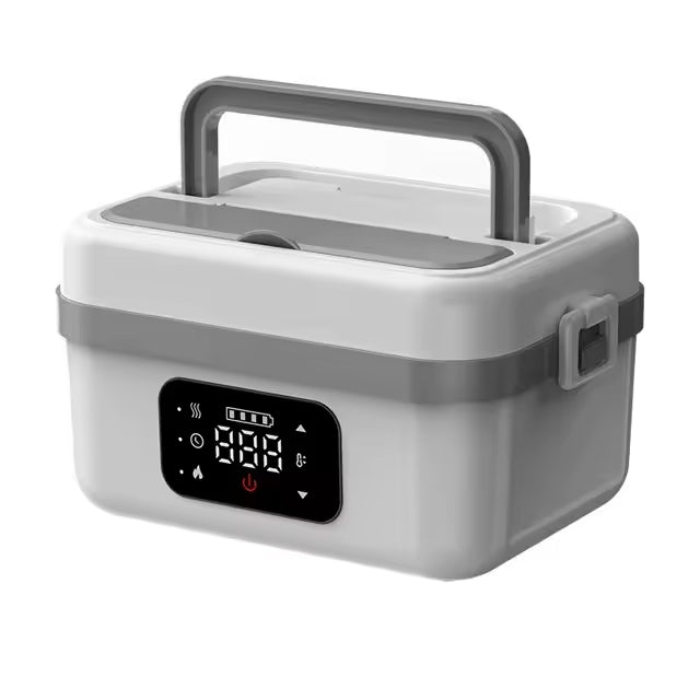 OFERTA DE SETEMBRO - Marmita Térmica Elétrica Inox Portátil Bivolt