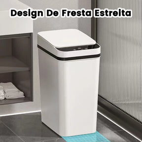 Lixeira Automática Inteligente com Sensor, Fácil de Abrir, Lixeira Doméstica de Toque, 13 Litros