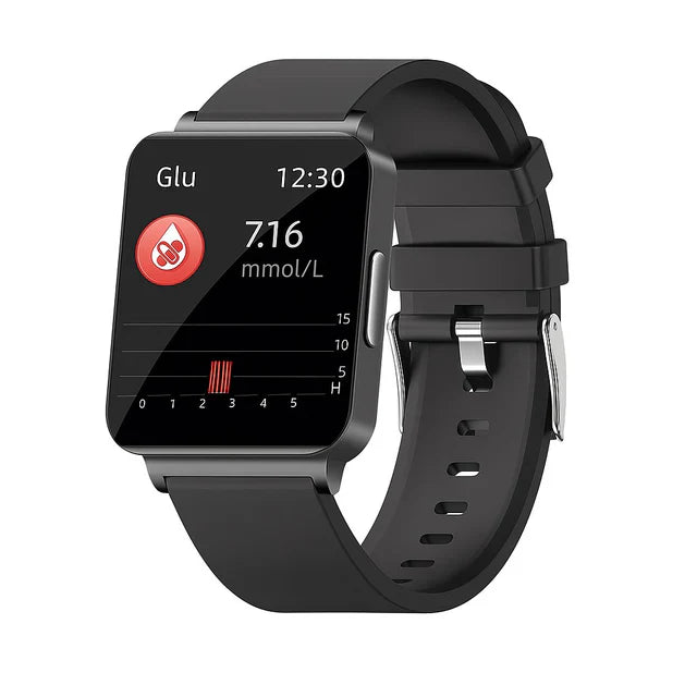 PressionWatch Original - Relógio Inteligente com Monitoramento de Pressão Arterial e Monitor de Glicose
